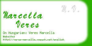 marcella veres business card